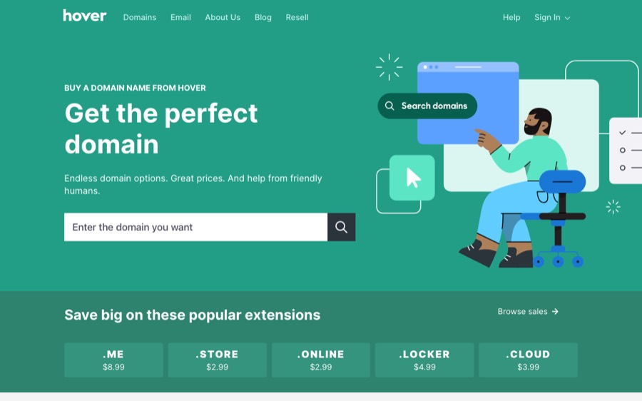 Hover, screenshot